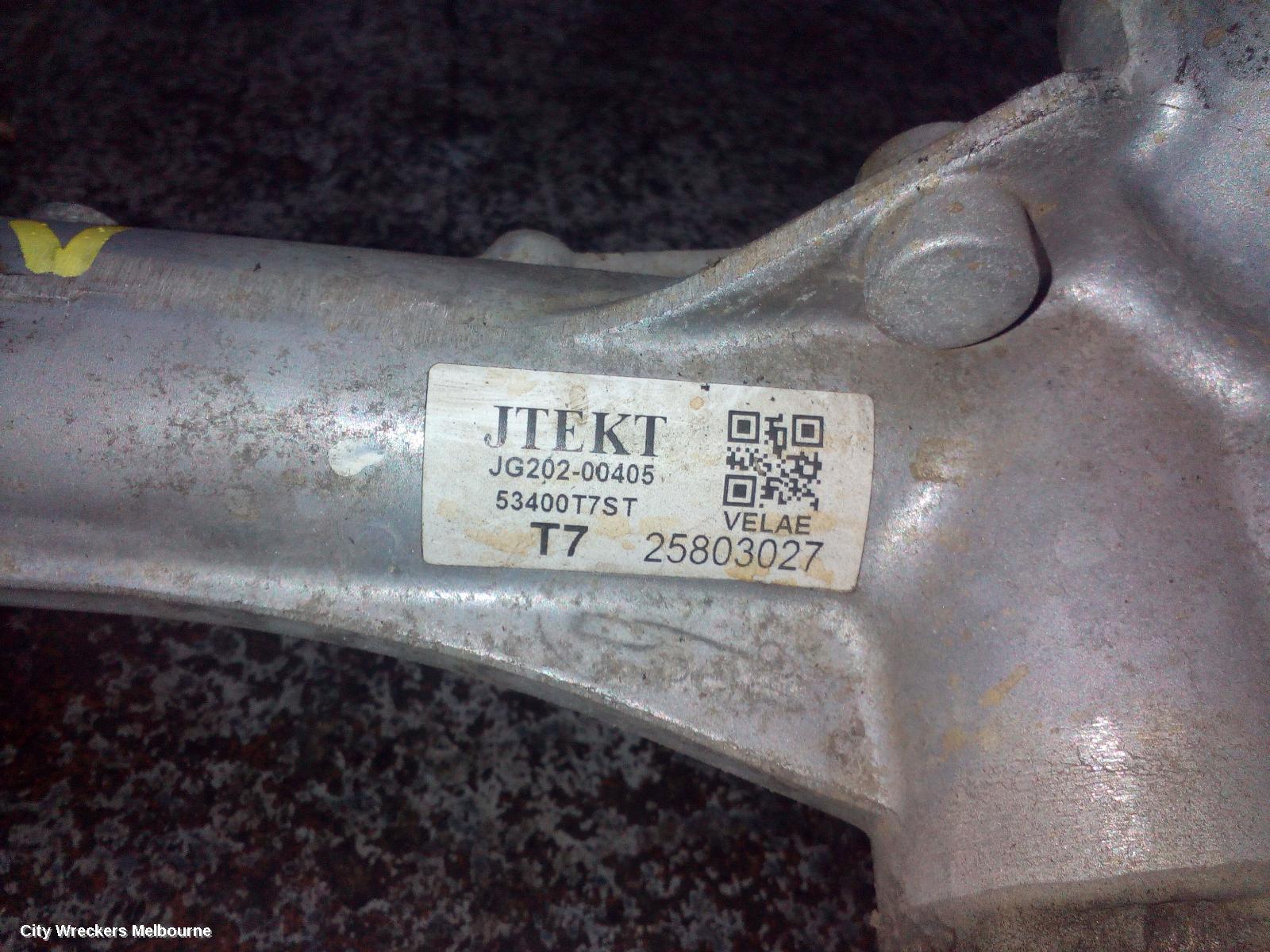 HONDA HRV STEERING BOX/RACK, RU, 12/2014 - 10/2021