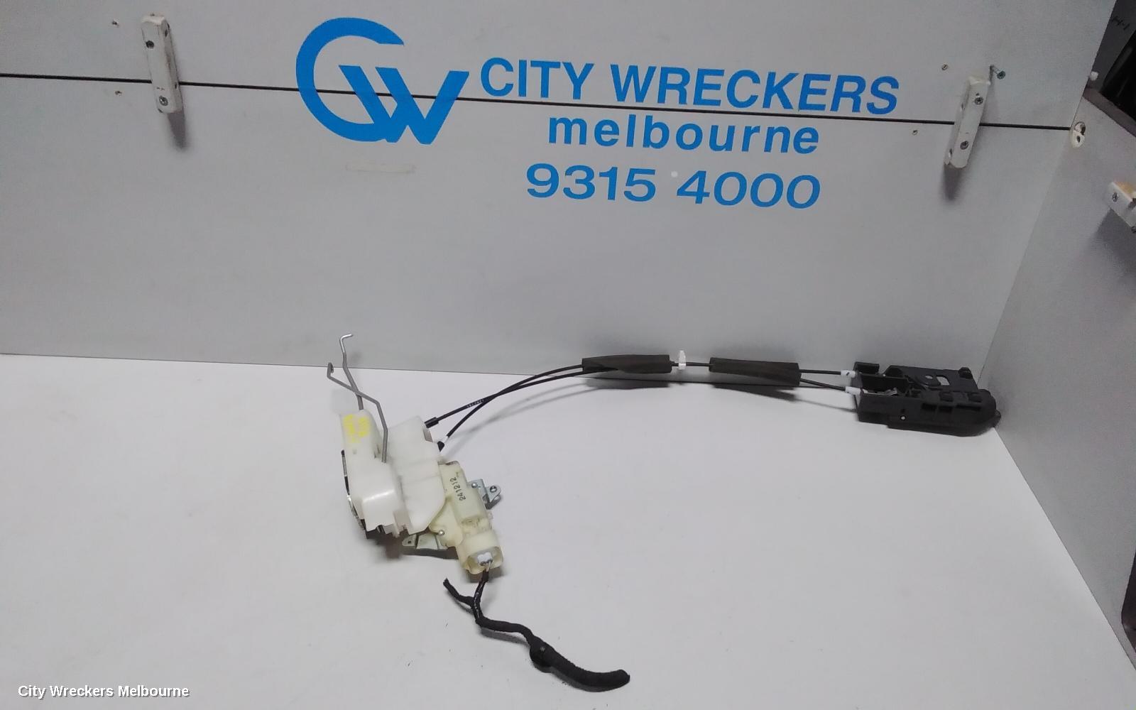 HOLDEN COLORADO DOOR/BOOT/GATE LOCK, RIGHT FRONT DOOR LOCK, RG 7, 12/2012 - 06/2016