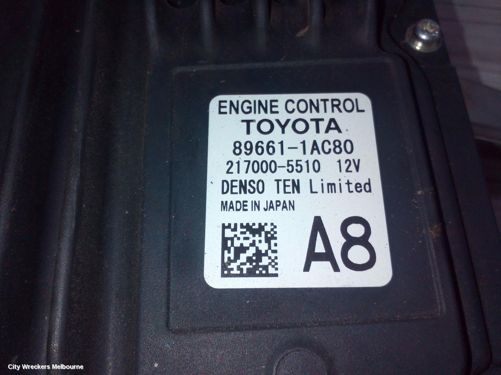 TOYOTA COROLLA ECU, ENGINE ECU, 2.0, PETROL, M20A-FKS, ECU ONLY, MZEA12R, 07/2018 ONWARDS