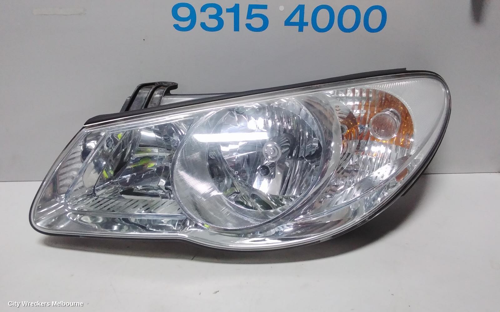 HYUNDAI ELANTRA LEFT HEADLAMP, HD, 08/2006 - 03/2011