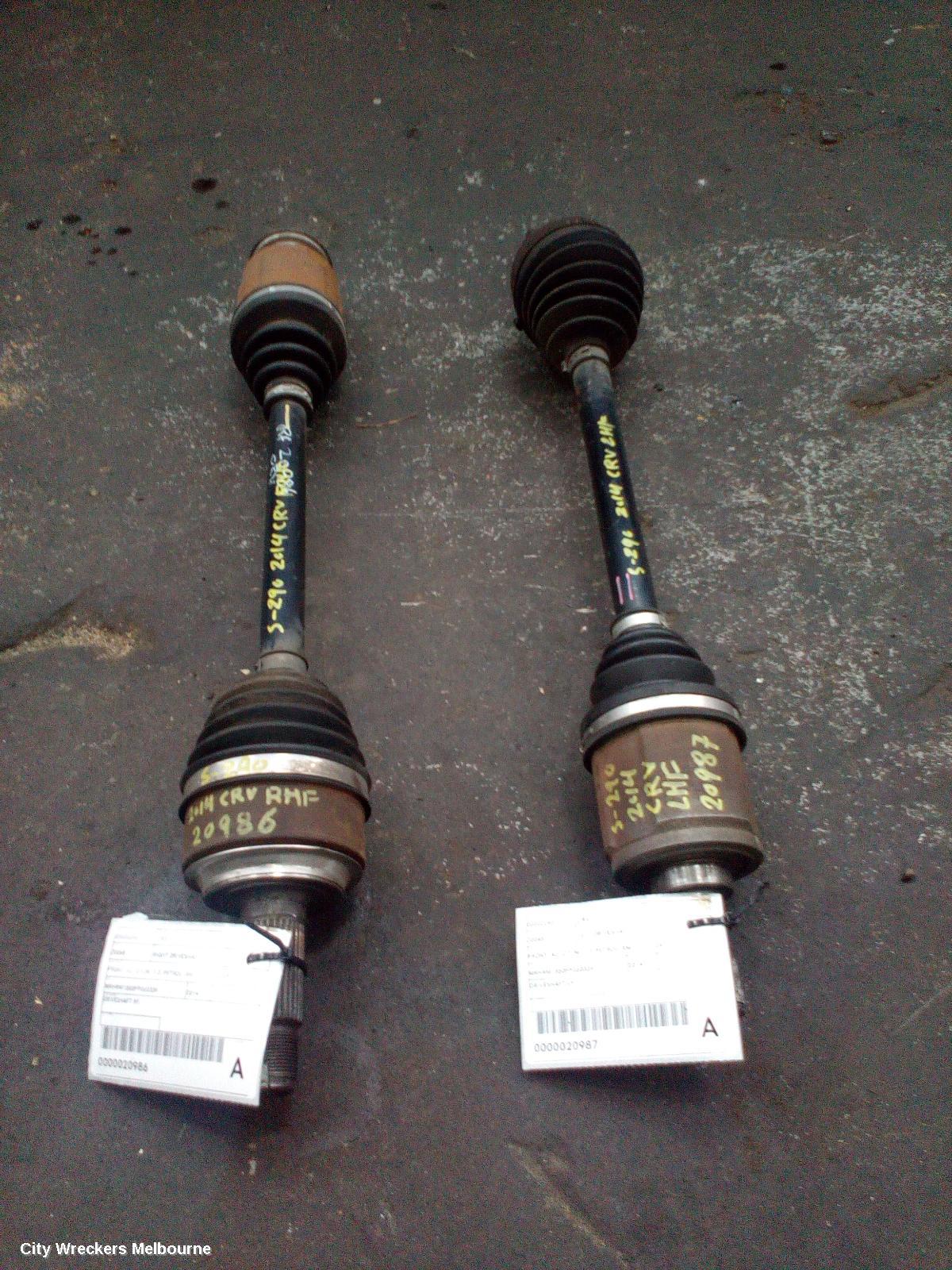 HONDA CRV RIGHT DRIVESHAFT, FRONT, AUTO T/M, 2.0, PETROL, RM, 11/2012 - 04/2017