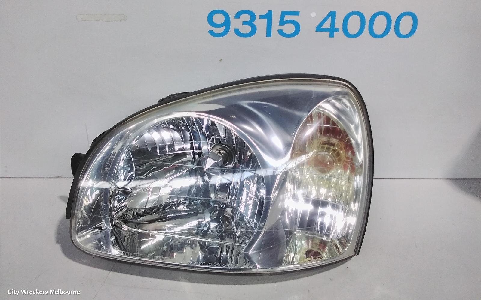 HYUNDAI SANTA FE LEFT HEADLAMP, SM, 11/2000 - 09/2003