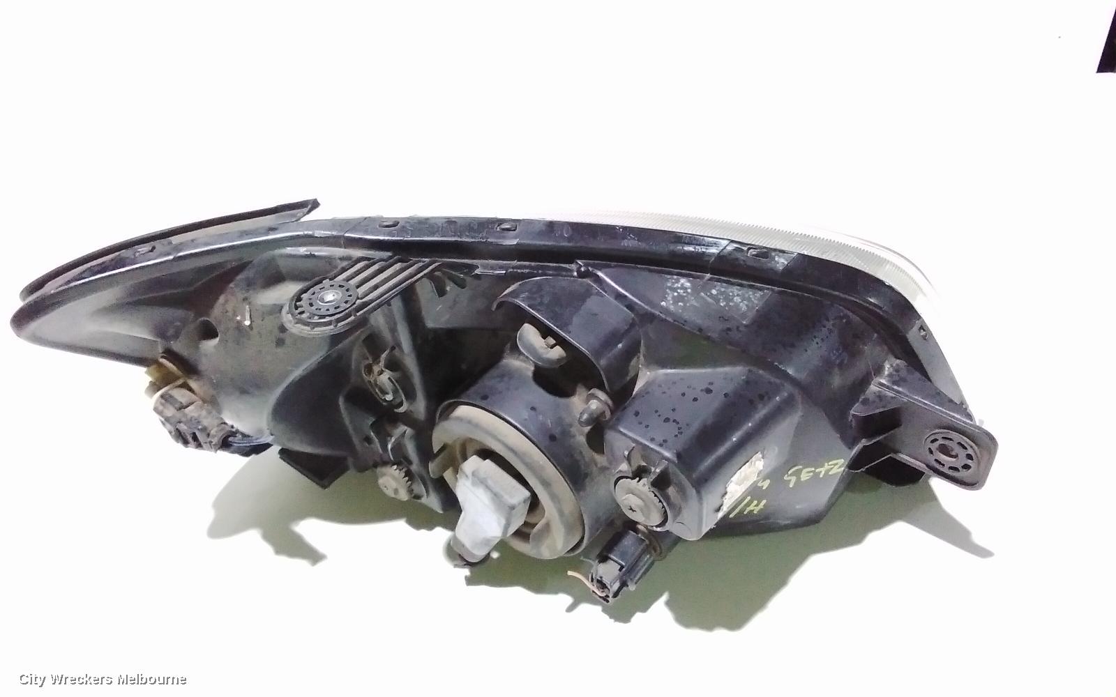 HYUNDAI GETZ LEFT HEADLAMP, TB, 09/2002 - 09/2005
