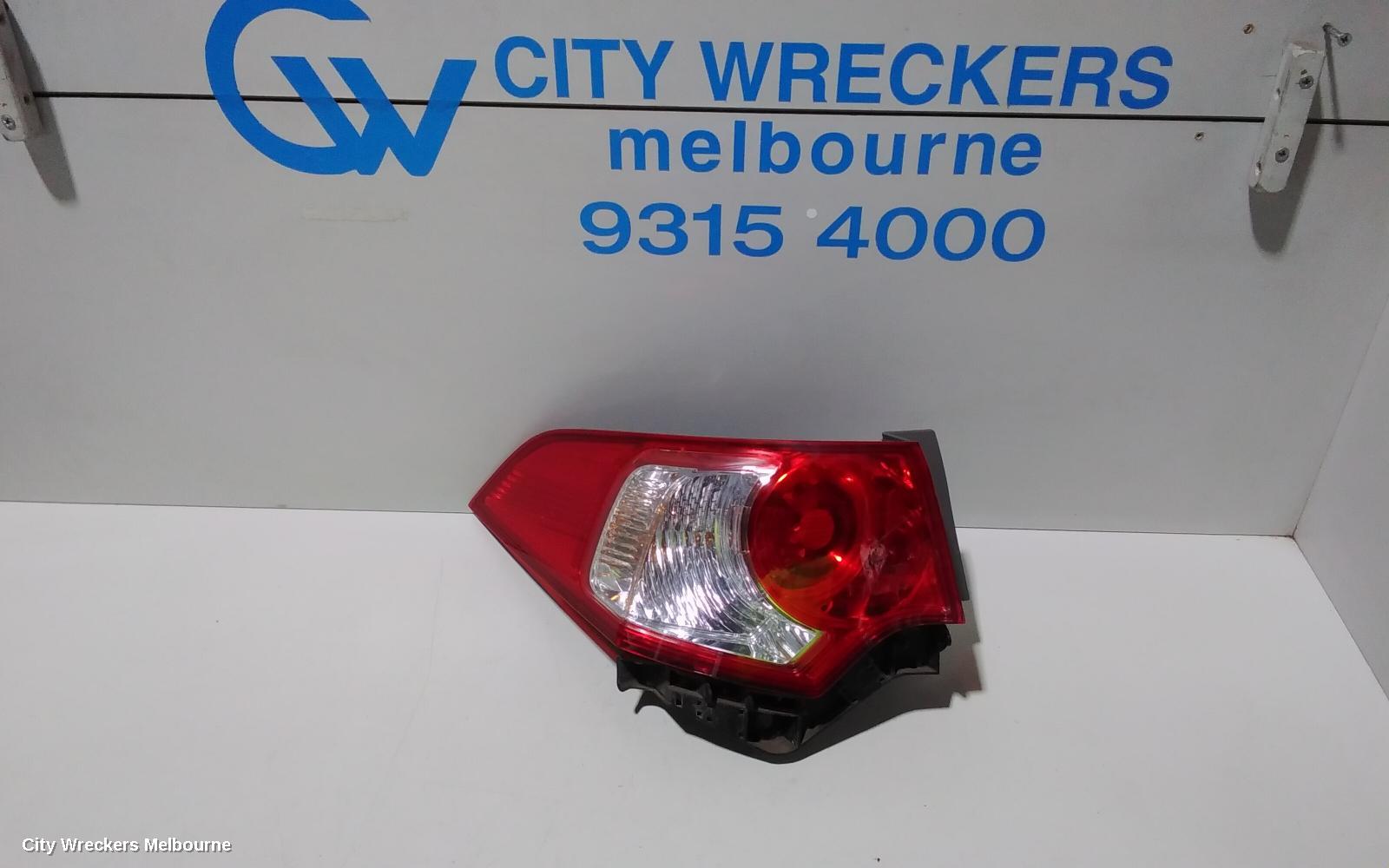 HONDA ACCORD LEFT TAILLIGHT, 8TH GEN, EURO (VIN JHMCU), SEDAN, 06/2008 - 06/2011