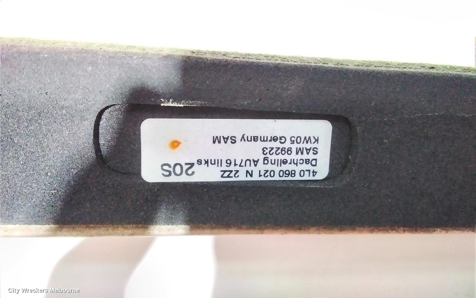 AUDI Q7 ROOF RAIL, 4L, 09/2006 - 08/2015