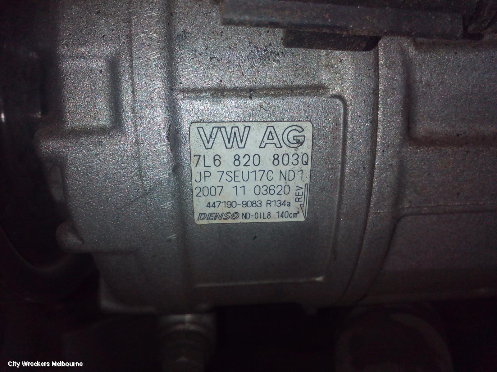 AUDI Q7 A/C COMPRESSOR, 4L, 3.0, DIESEL, 09/2006 - 09/2010