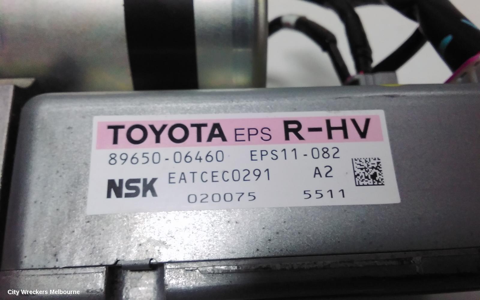 TOYOTA CAMRY STEERING COLUMN, ASV50/AVV50, 12/2011 - 10/2017