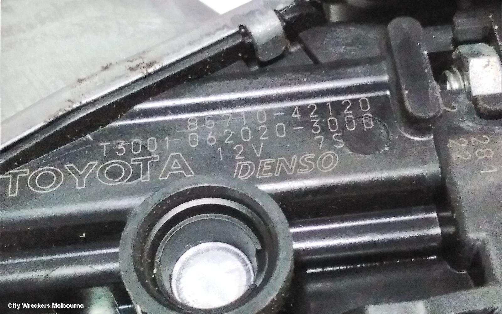 TOYOTA CAMRY RIGHT FRONT WINDOW REG/MOTOR, ASV50/AVV50, POWER, 12/2011 - 10/2017