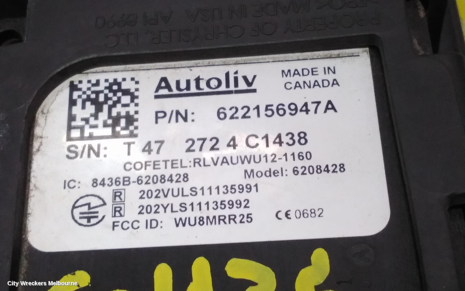 JEEP CHEROKEE, KL, 06/2014 - 11/2022, LHR BLIND SPOT MODULE  T472724C1438: 77536