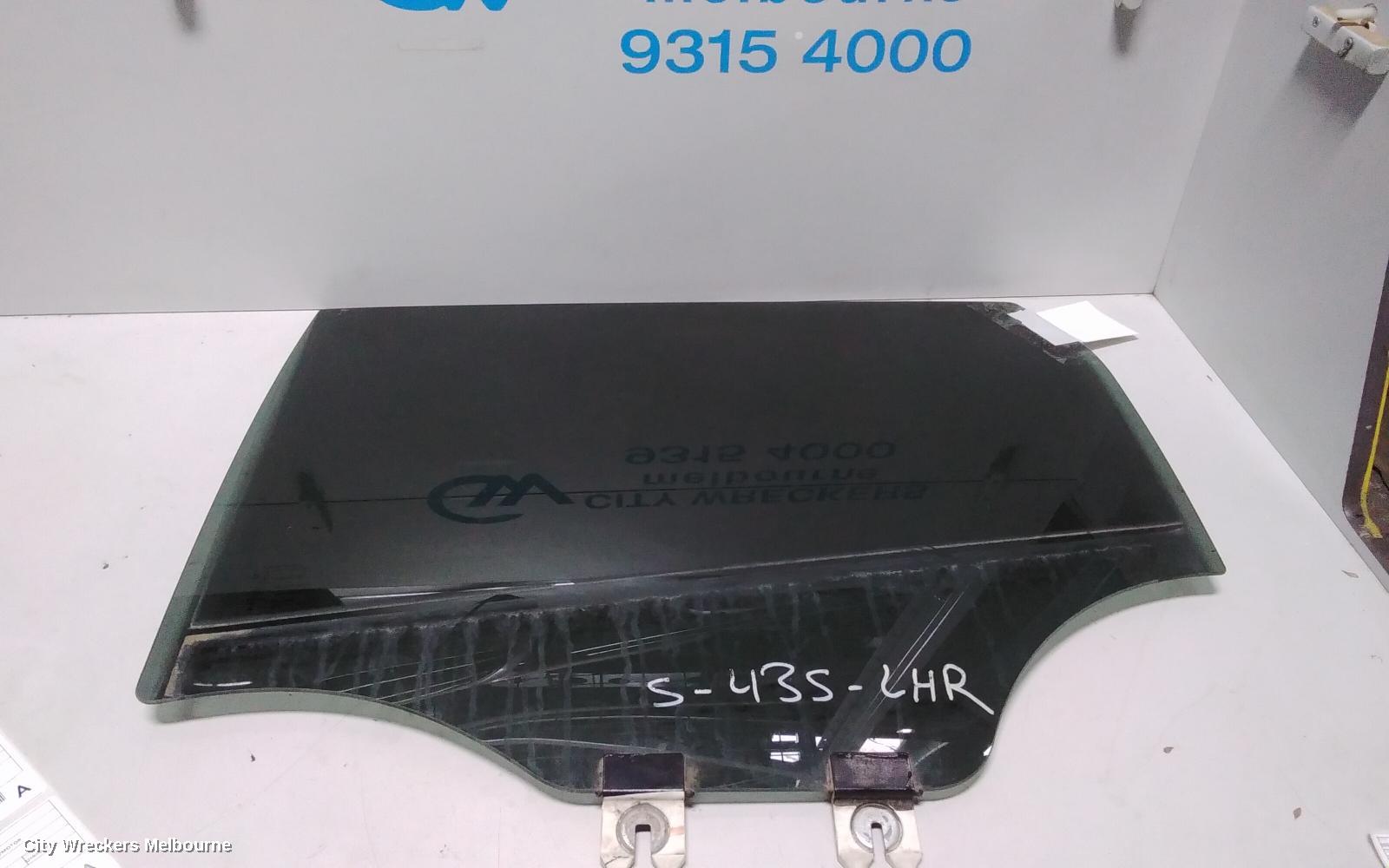 JEEP CHEROKEE LEFT REAR DOOR WINDOW, KL, TINTED TYPE, 02/2014 ONWARDS