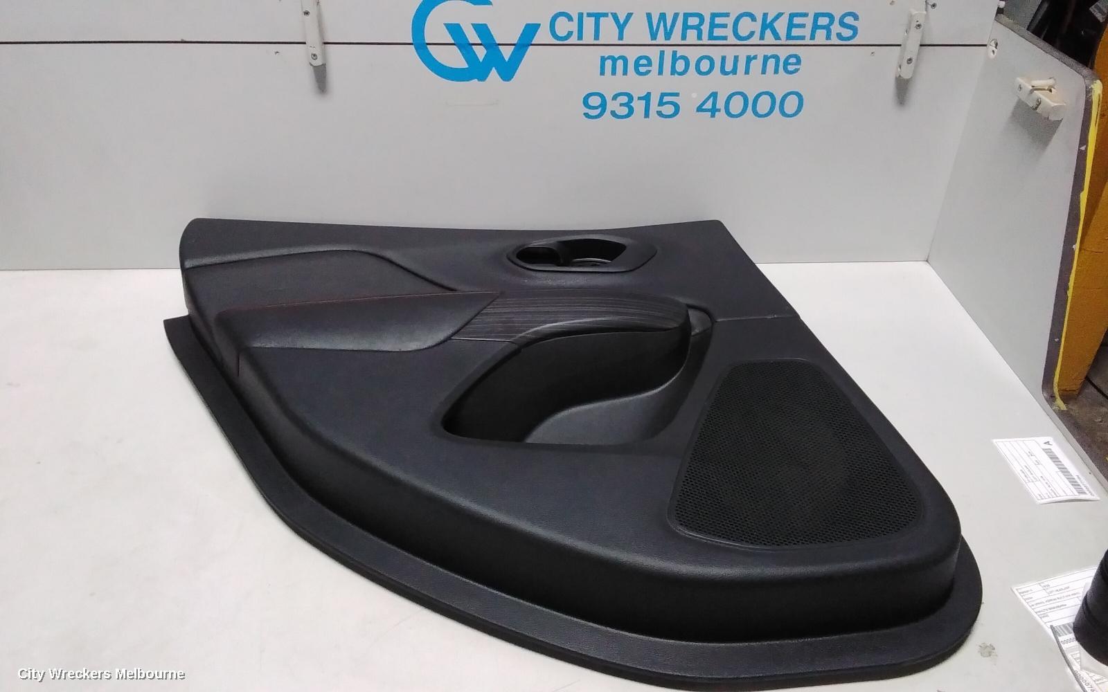 JEEP CHEROKEE DOOR TRIM, LH REAR, KL, LEATHER, TRAILHAWK, 02/2014 - 03/2018
