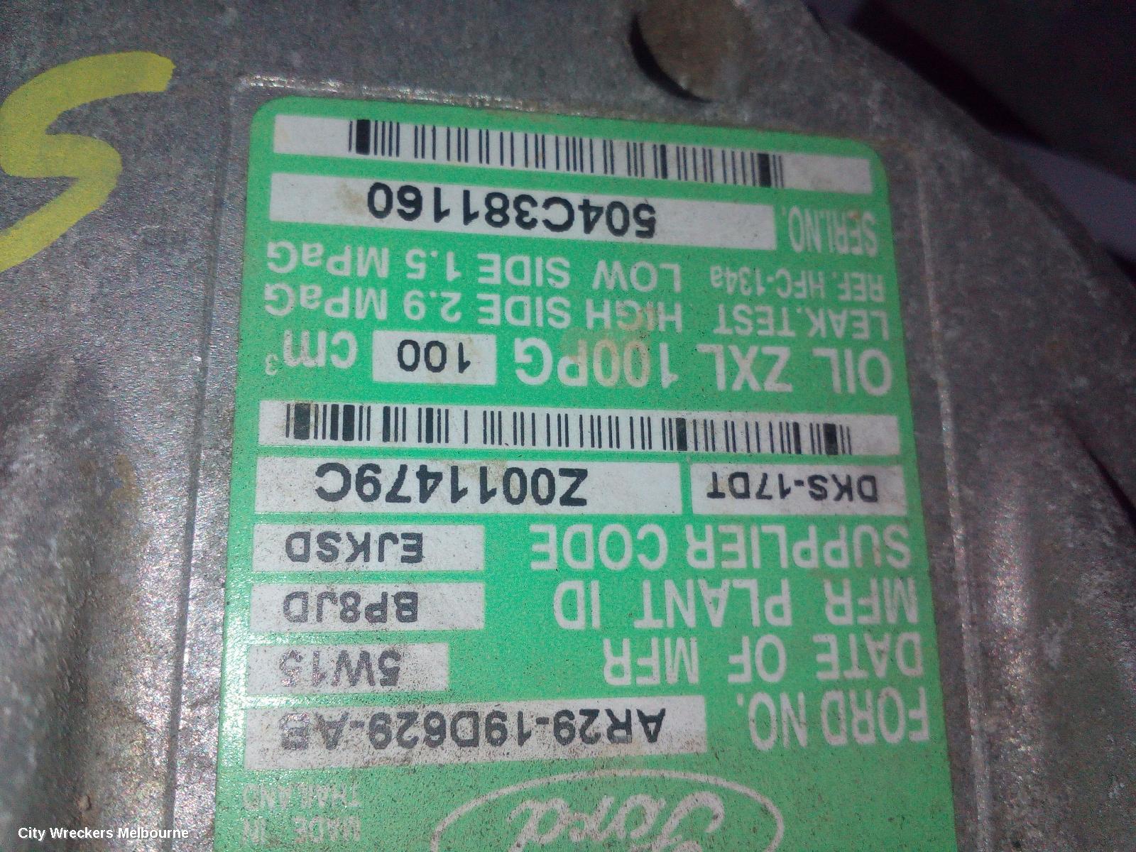 FORD FALCON A/C COMPRESSOR, FG-FGX, 4.0, PETROL (NOT LPI), 04/2008 - 12/2016