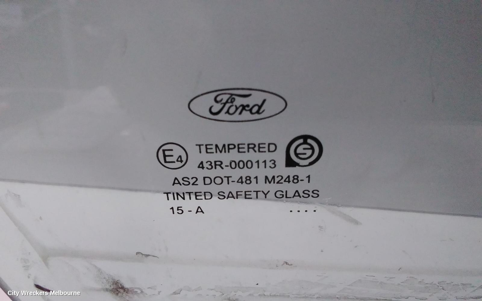 FORD FALCON RIGHT FRONT DOOR WINDOW, FGX, STANDARD TYPE, 10/2014 - 12/2016
