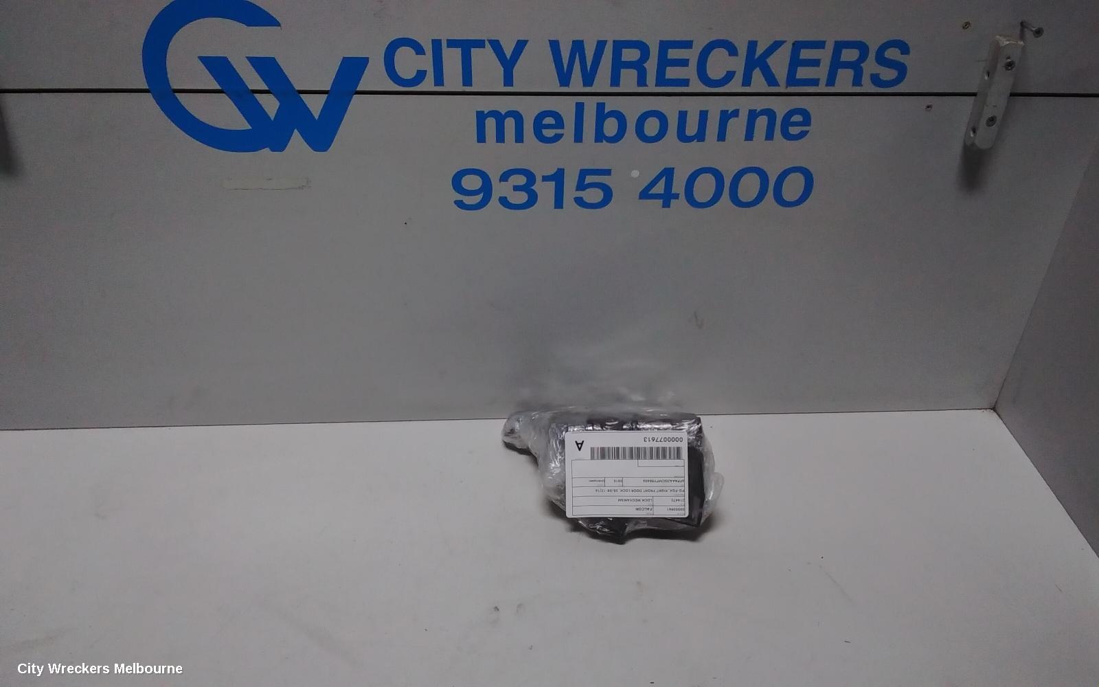 FORD FALCON DOOR/BOOT/GATE LOCK, FG-FGX, RIGHT FRONT DOOR LOCK, 05/2008 - 12/2016