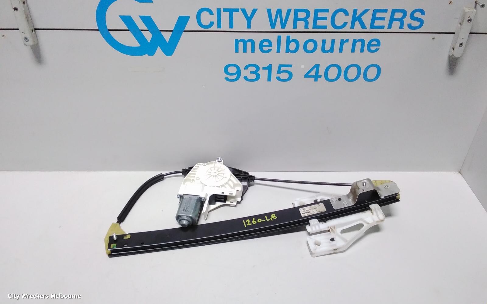 AUDI Q3 LEFT REAR WND REG/MOTOR, 8U, 03/2012 - 12/2018