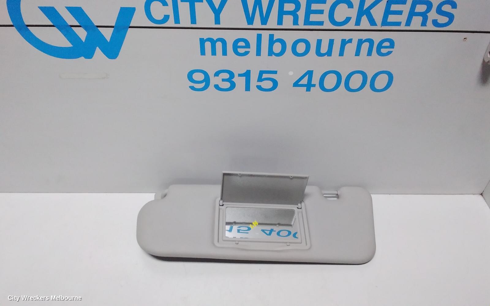 HOLDEN COMMODORE SUNVISOR, VF, LH SIDE, LIGHT GREY, 05/2013 - 12/2017