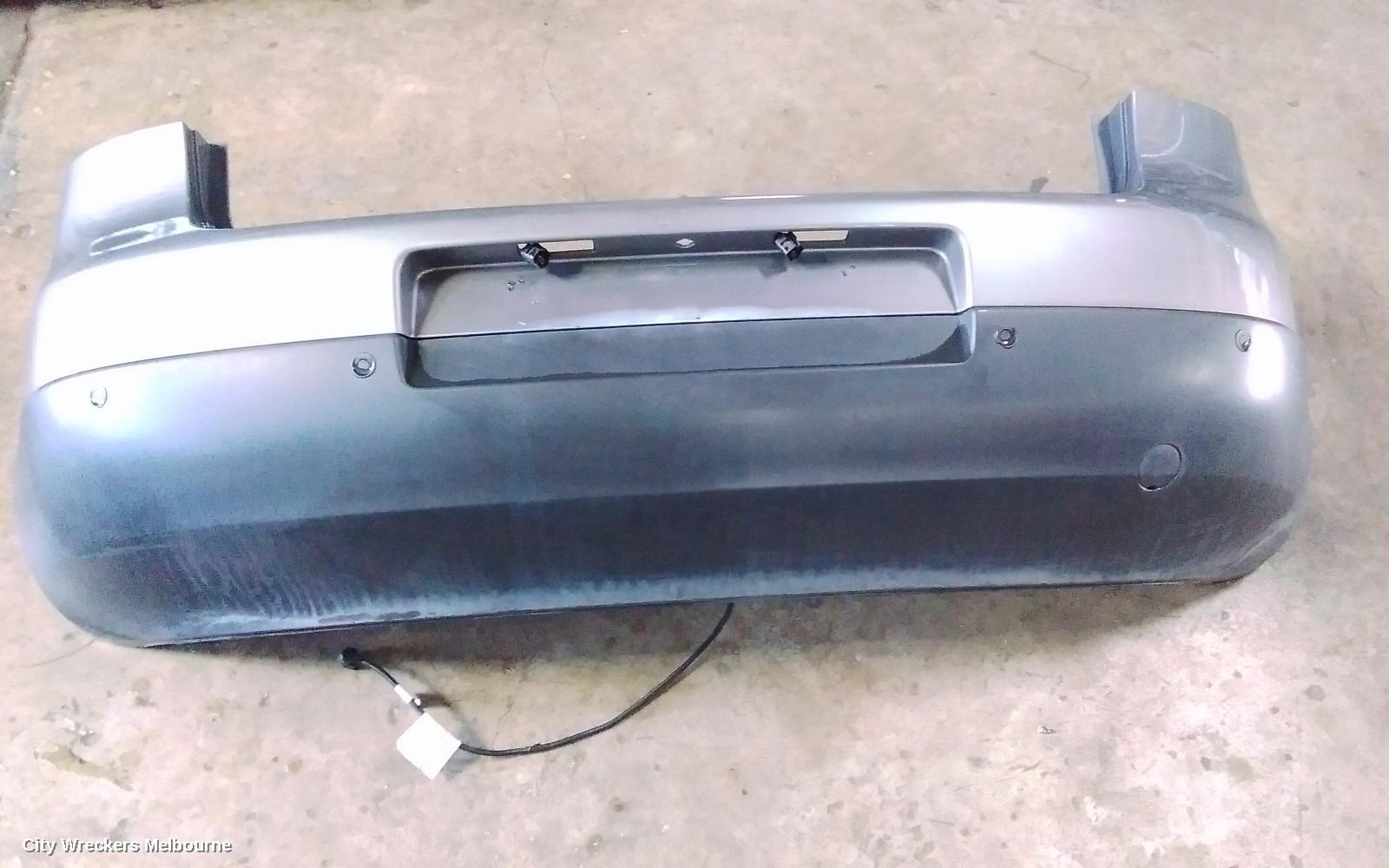 VOLKSWAGEN GOLF REAR BUMPER, GEN 5, COMPLETE, W/ PARK SENSOR TYPE, 07/2004 - 02/2009