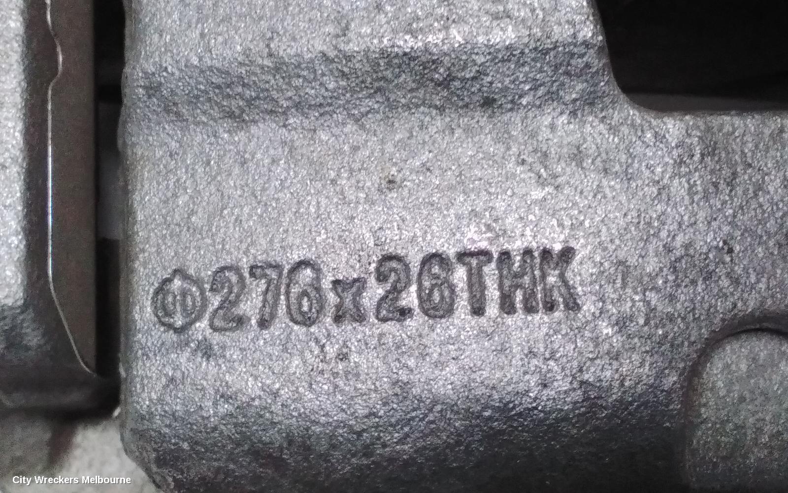 HOLDEN ASTRA CALIPER, LEFT FRONT, BK, 5DR HATCH/WAGON, 09/2016 - 12/2020
