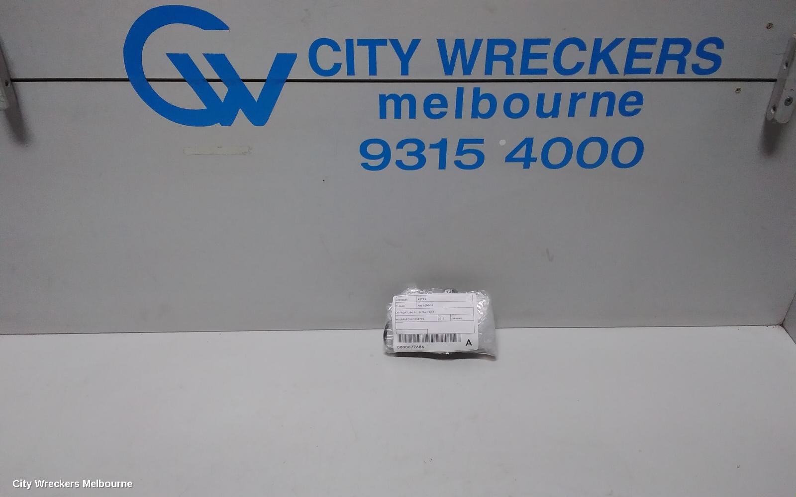 HOLDEN ASTRA ABS SENSOR, LH FRONT, BK-BL, 09/2016 - 12/2020