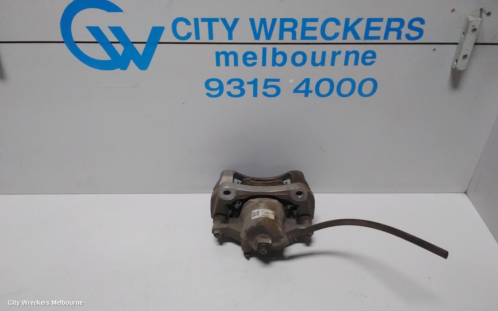 HOLDEN ASTRA CALIPER, RIGHT FRONT, BK, 5DR HATCH/WAGON, 09/2016 - 12/2020
