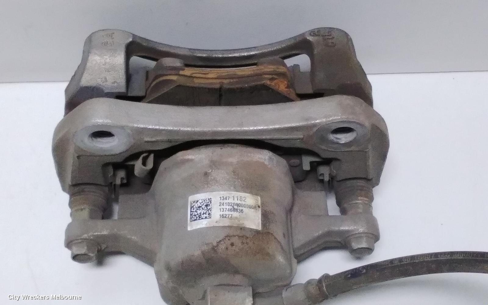 HOLDEN ASTRA CALIPER, RIGHT FRONT, BK, 5DR HATCH/WAGON, 09/2016 - 12/2020