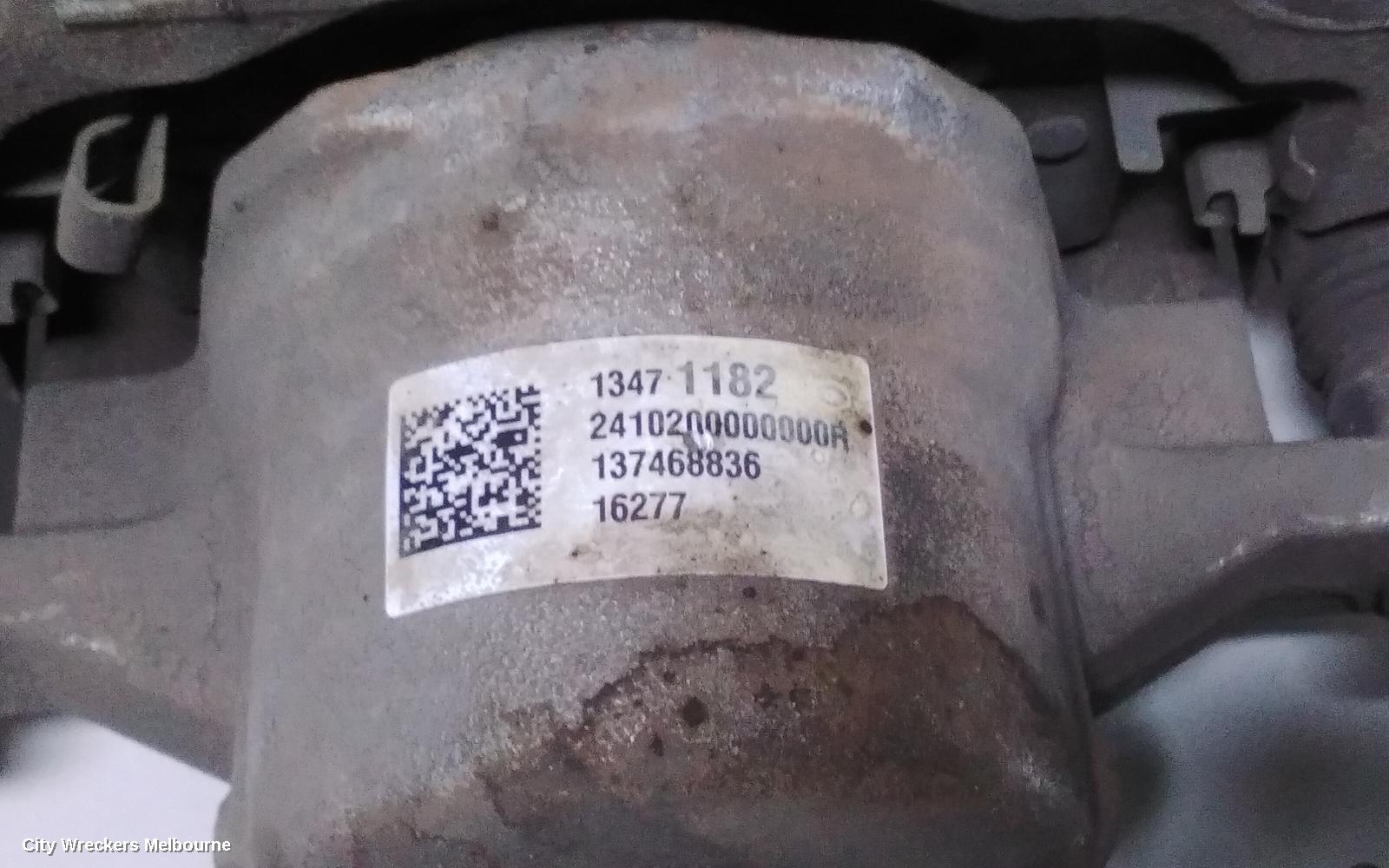 HOLDEN ASTRA CALIPER, RIGHT FRONT, BK, 5DR HATCH/WAGON, 09/2016 - 12/2020