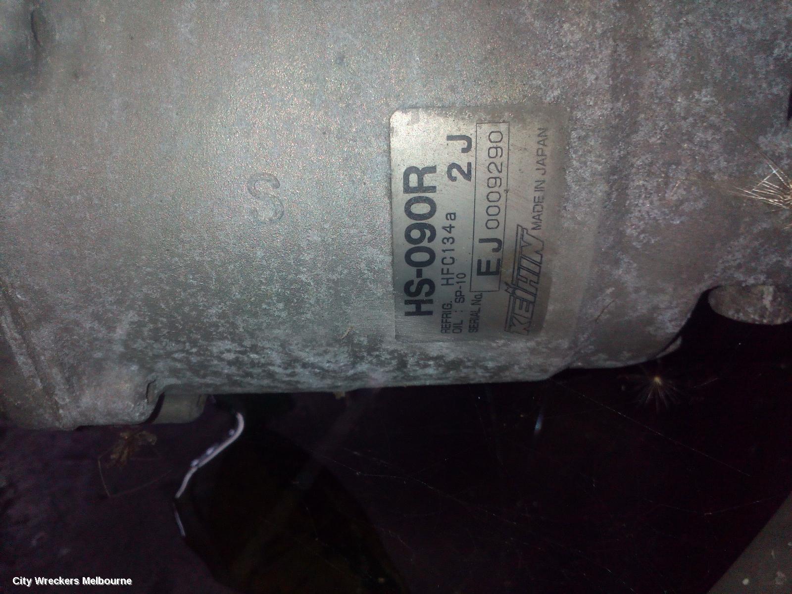 HONDA INTEGRA A/C COMPRESSOR, 2.0, K20A3, ENG TYPE, 09/2001 - 08/2006