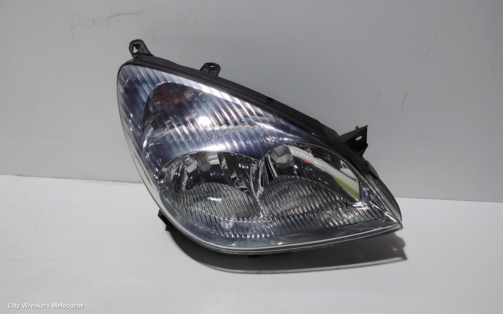 CITROEN C5 RIGHT HEADLAMP, SER1, HALOGEN TYPE, 06/2001 - 12/2004