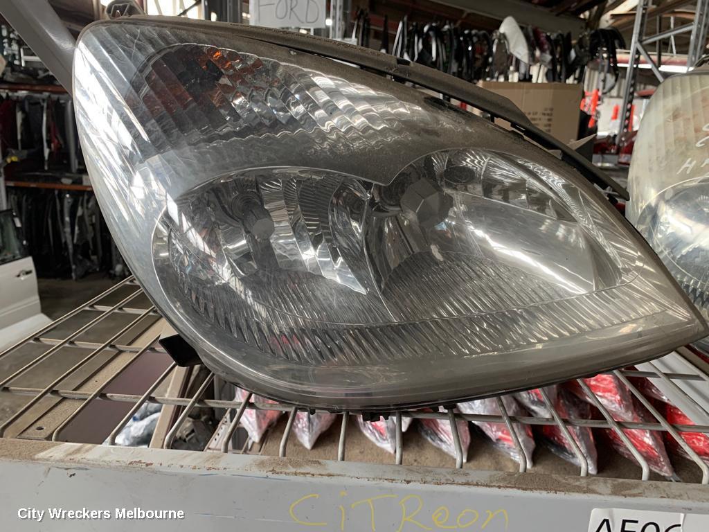 CITROEN C5 RIGHT HEADLAMP, SER1, HALOGEN TYPE, 06/2001 - 12/2004