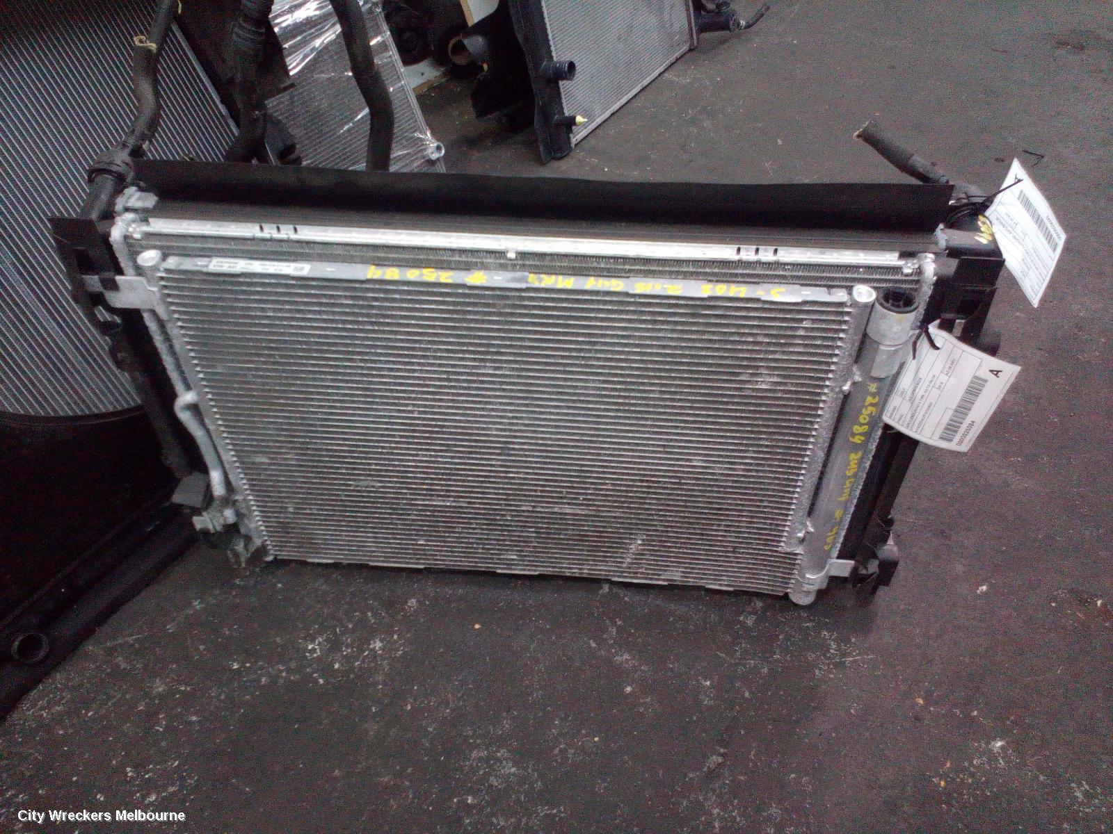 VOLKSWAGEN GOLF RADIATOR, PRIMARY RADIATOR (CLOSEST TO ENGINE), AUTO/MANUAL, 1.4, PETROL, GEN 7, 03/2013 - 08/2020