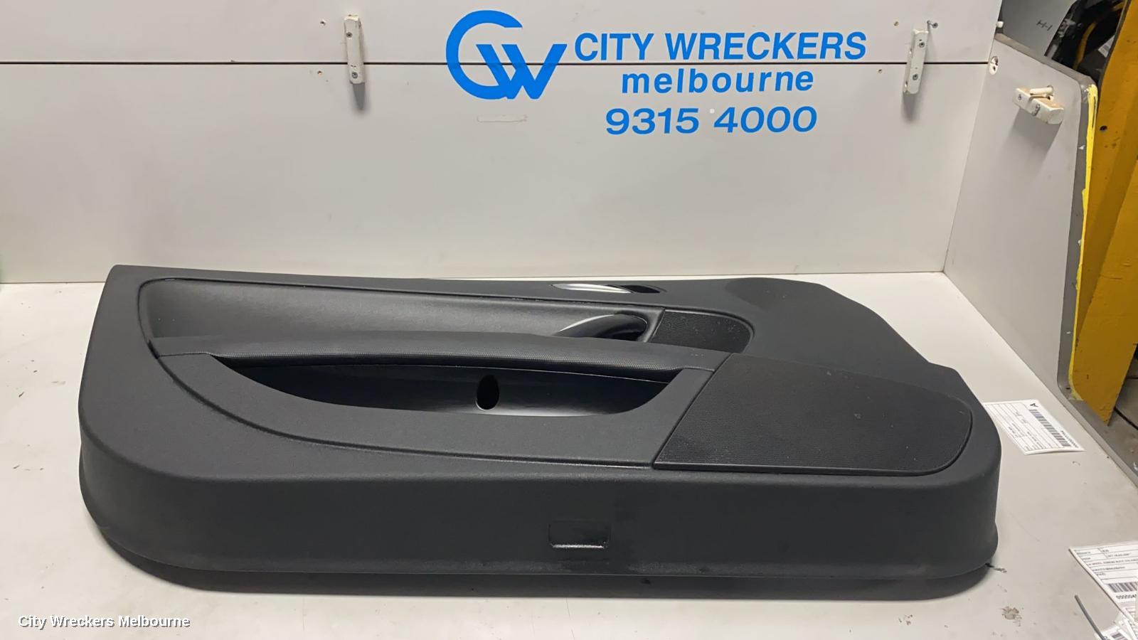 AUDI TT DOOR TRIM, LH FRONT, 8J, TTS, LEATHER, 08/2008 - 12/2014