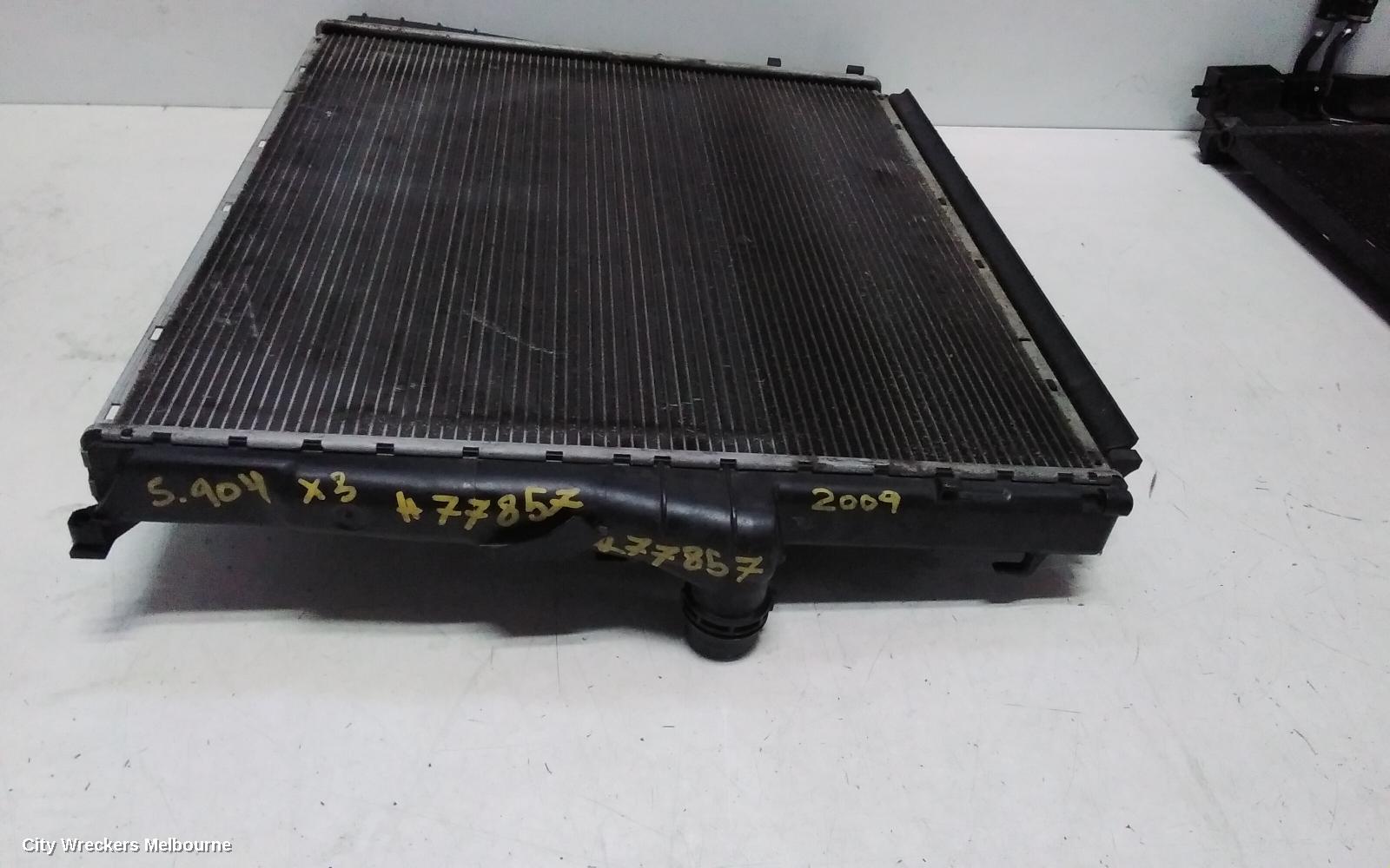 BMW X3 RADIATOR, AUTO, 2.0, N47, DIESEL, E83, 09/2007 - 11/2010