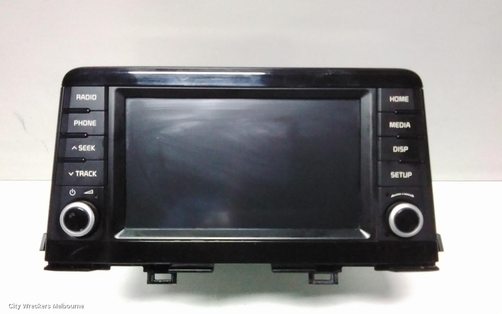 KIA PICANTO RADIO/CD/DVD/SAT/TV, DISPLAY UNIT, 7IN TOUCHSCREEN, JA, 05/2017 - 07/2020