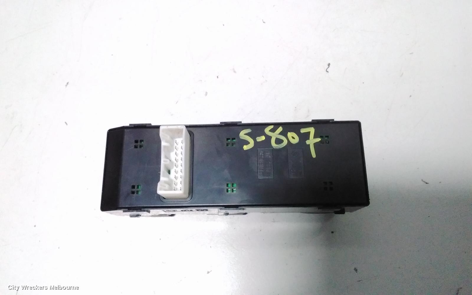 KIA PICANTO PWR DR WIND SWITCH, RH FRONT (MASTER SWITCH), W/O POWER FOLD MIRROR TYPE, JA, 05/2017 ONWARDS