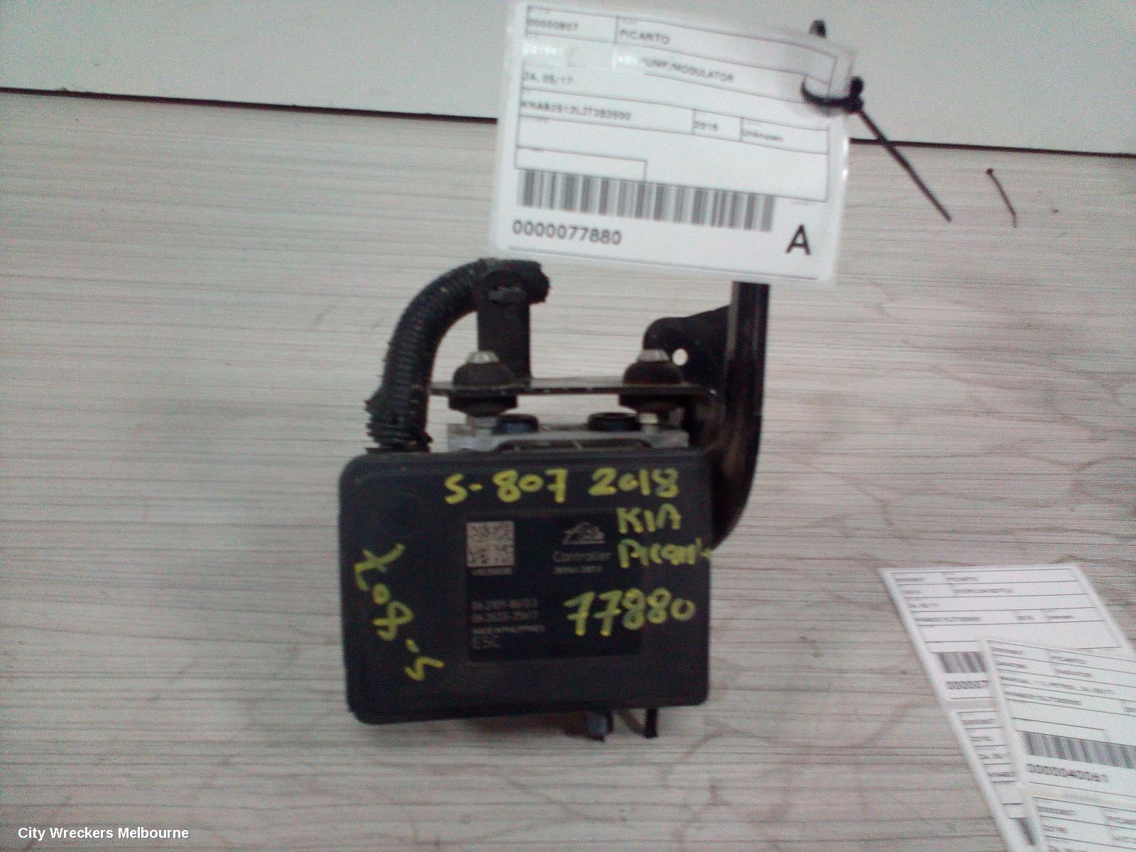 KIA PICANTO ABS PUMP/MODULATOR, JA, 05/2017 ONWARDS