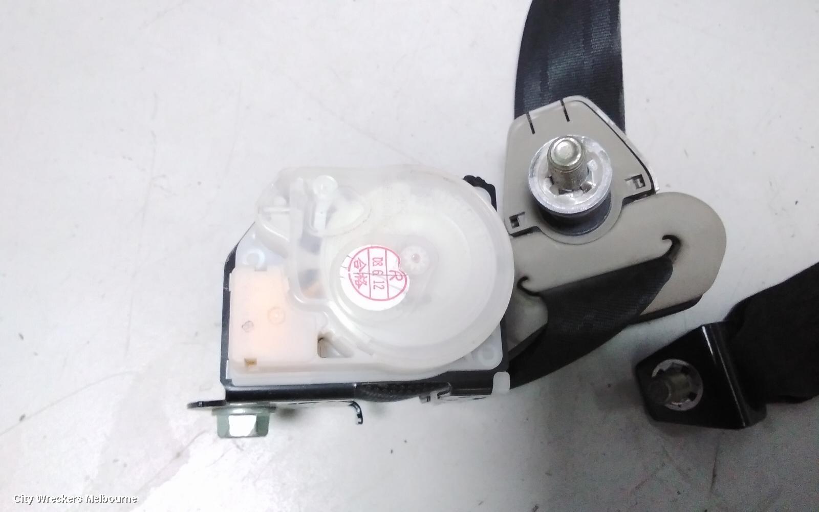 MAZDA CX9 SEATBELT/STALK, CENTRE REAR 2ND ROW, SEAT BELT ONLY, TB, 12/2007 - 12/2015