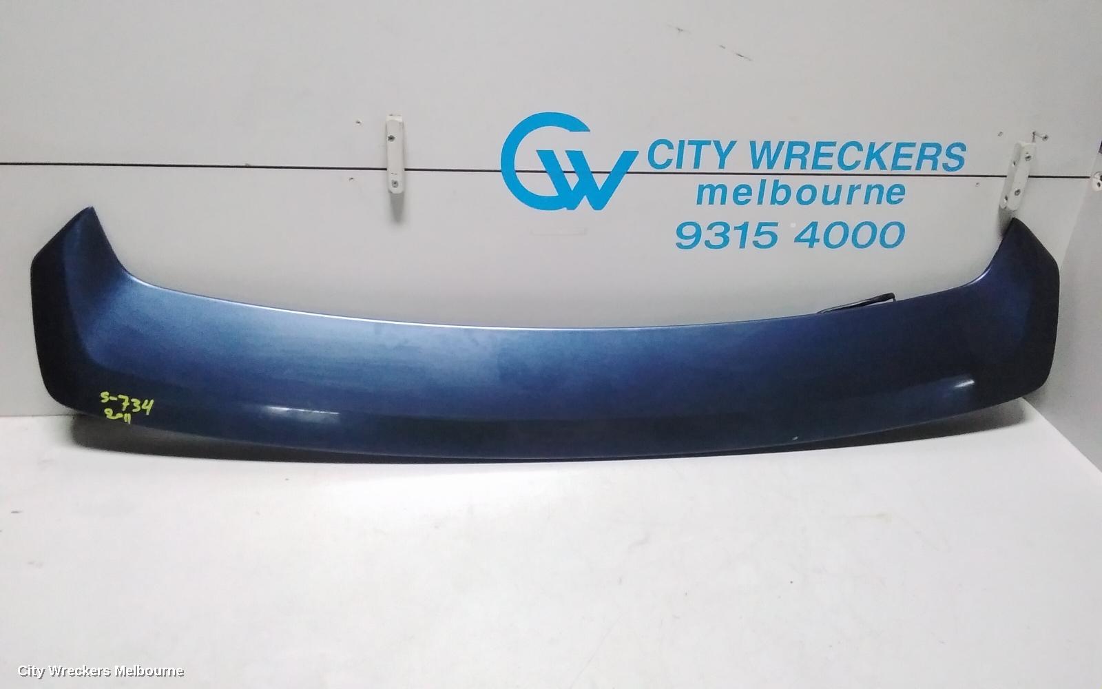 SUBARU IMPREZA REAR SPOILER, BOOTLID, G3, NON WRX/STI TYPE, 04/2007 - 11/2011