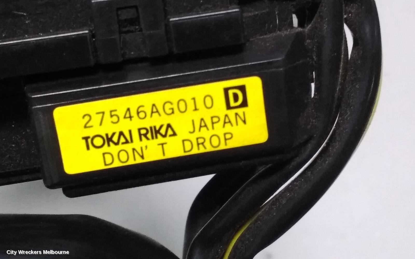 SUBARU IMPREZA AIRBAG MODULE/SENSOR, CLOCKSPRING, G3, 04/2007 - 11/2011
