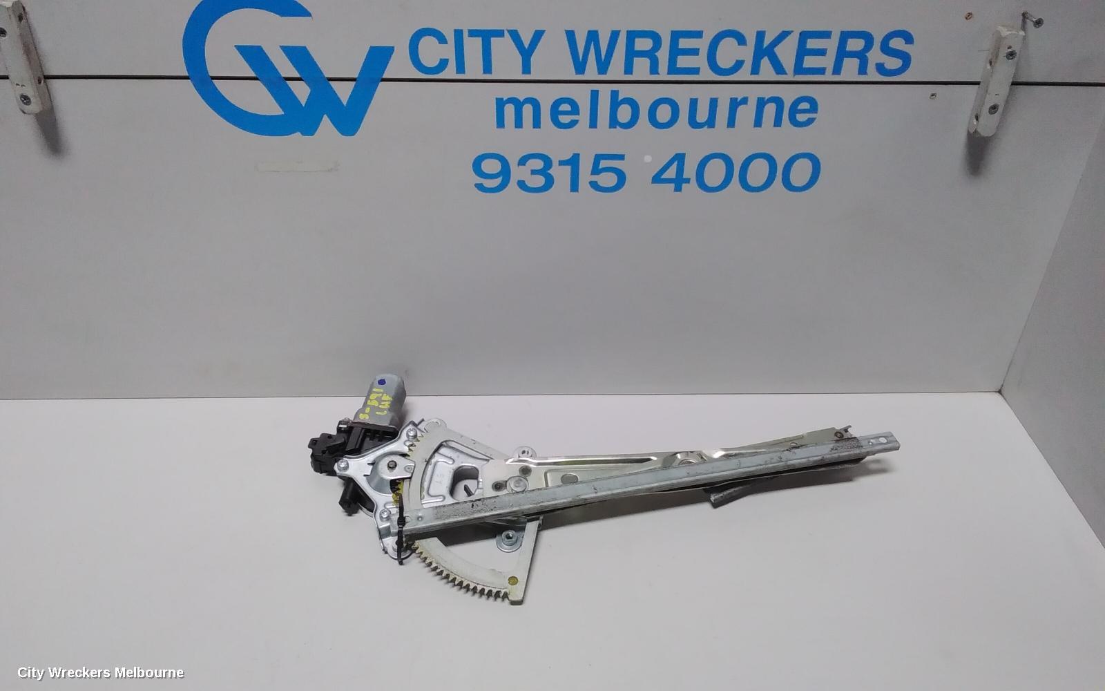 SUBARU TRIBECA LEFT FRONT WINDOW REG/MOTOR, B9, POWER, 10/2006 - 01/2014