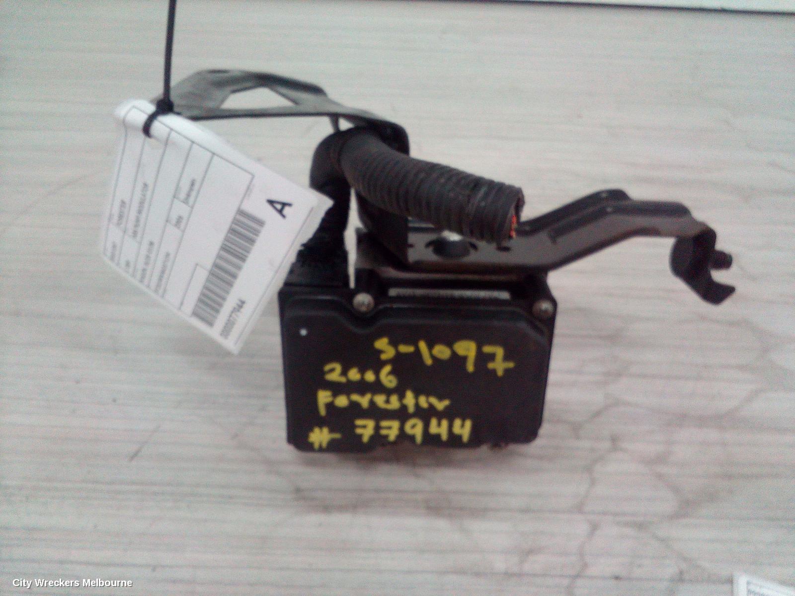SUBARU FORESTER ABS PUMP/MODULATOR, MANUAL T/M, SA080 TYPE, 06/2005 - 02/2008