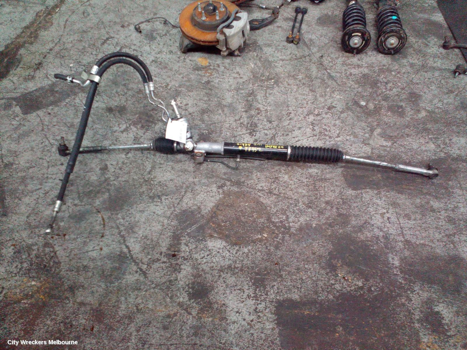 SUBARU IMPREZA STEERING BOX/RACK, G3, PETROL, 2.0, EJ20, R/RX/RS, 04/2007 - 11/2011