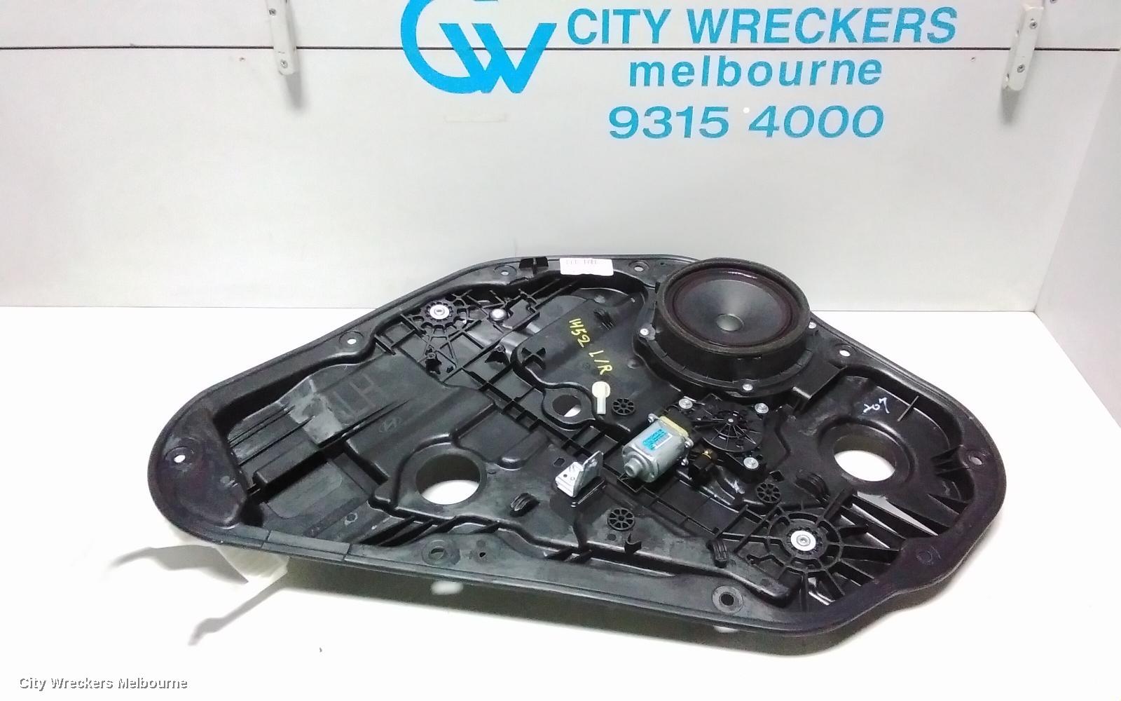 HYUNDAI I30 LEFT REAR WND REG/MOTOR, GD, HATCH, DOOR REG ASSY (REG AND MOTOR), (MOTOR-2 PIN), 03/2012 - 04/2017