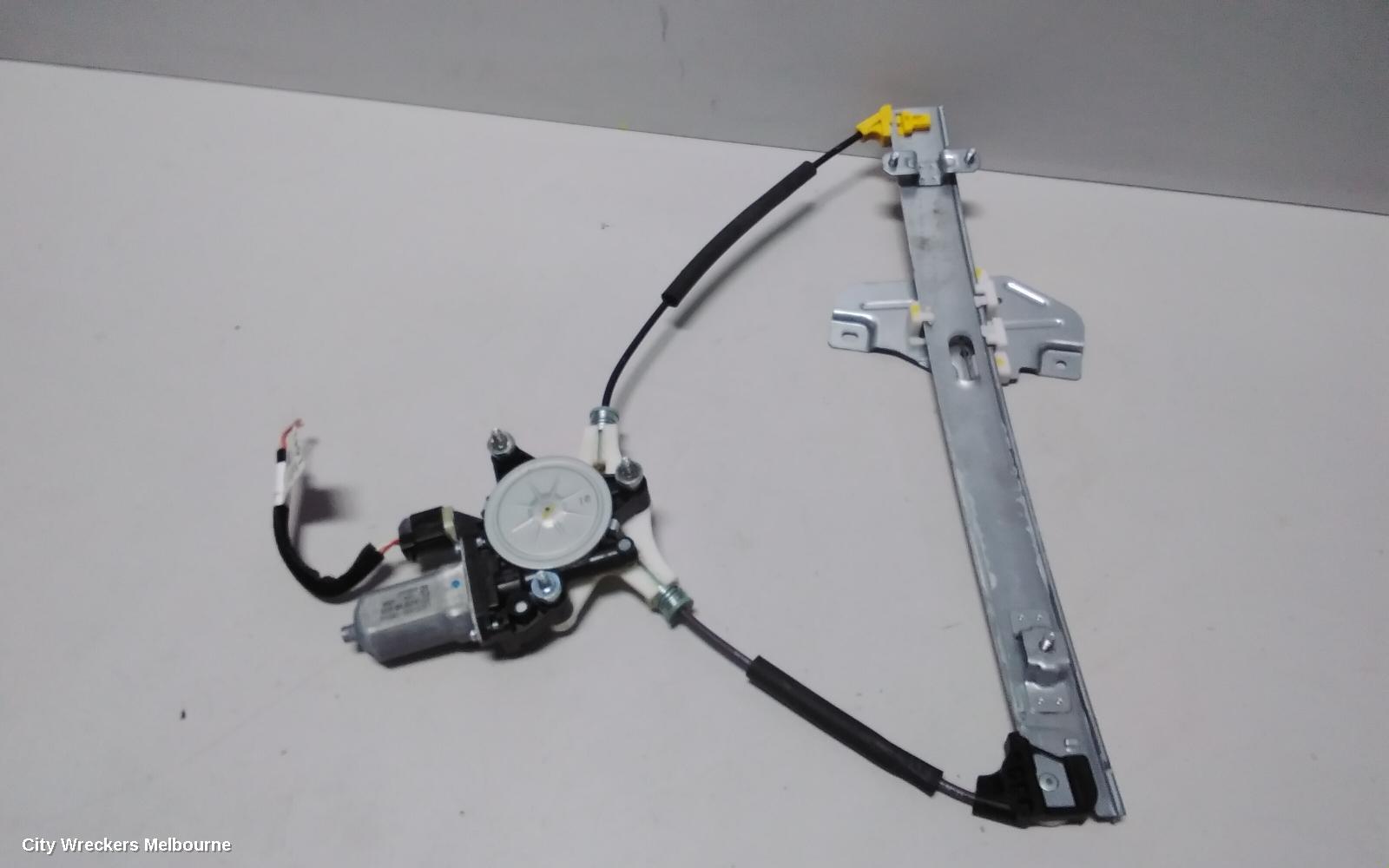 KIA RIO LEFT FRONT WINDOW REG/MOTOR, UB, 5DR HATCH, 08/2011 - 11/2016