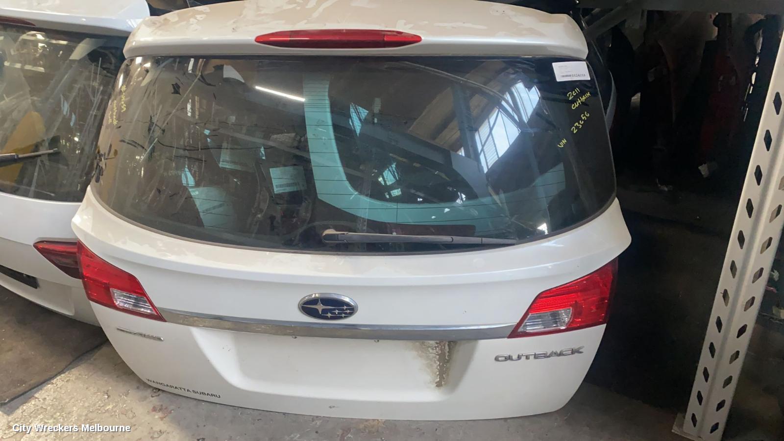 SUBARU OUTBACK BOOTLID/TAILGATE, TAILGATE, 5TH GEN, NON CAMERA TYPE, 09/2009 - 12/2012