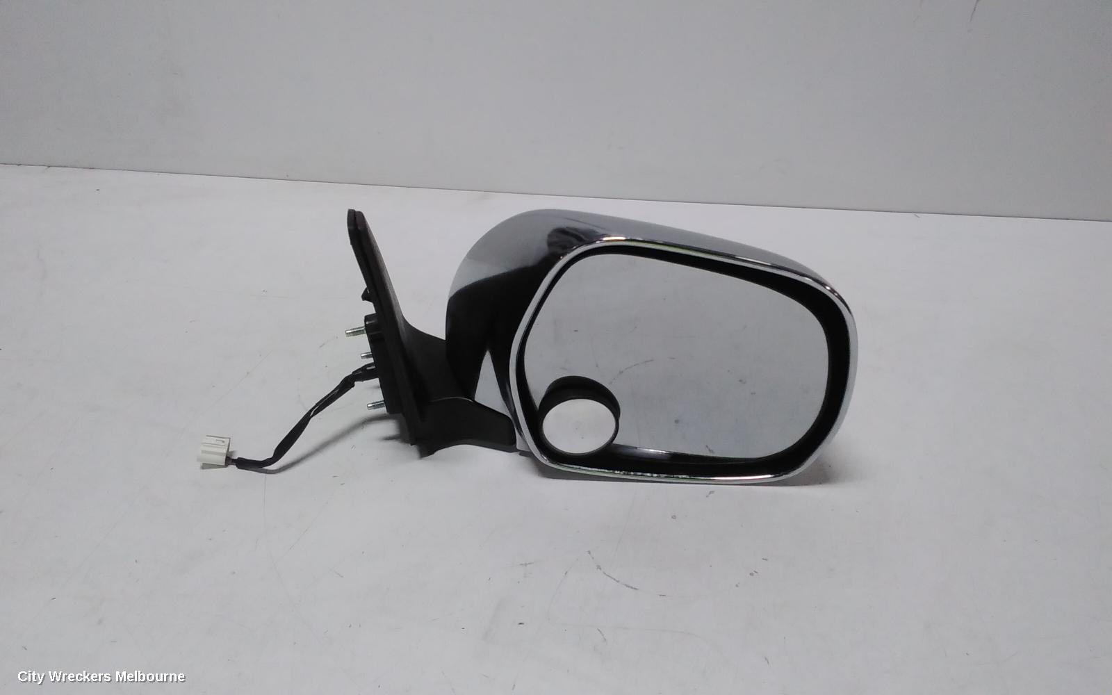 TOYOTA PRADO RIGHT DOOR MIRROR, 120 SERIES, CHROME, 02/2003 - 10/2009