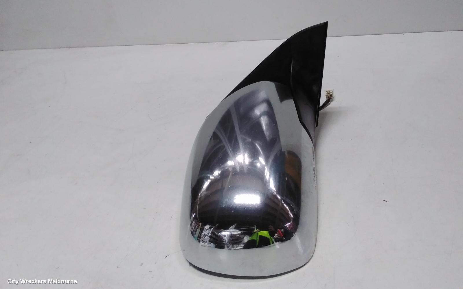 TOYOTA PRADO RIGHT DOOR MIRROR, 120 SERIES, CHROME, 02/2003 - 10/2009