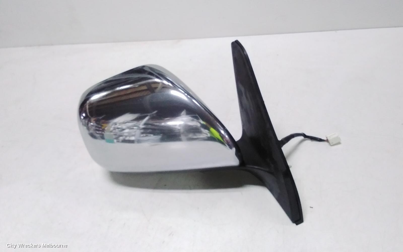 TOYOTA PRADO RIGHT DOOR MIRROR, 120 SERIES, CHROME, 02/2003 - 10/2009