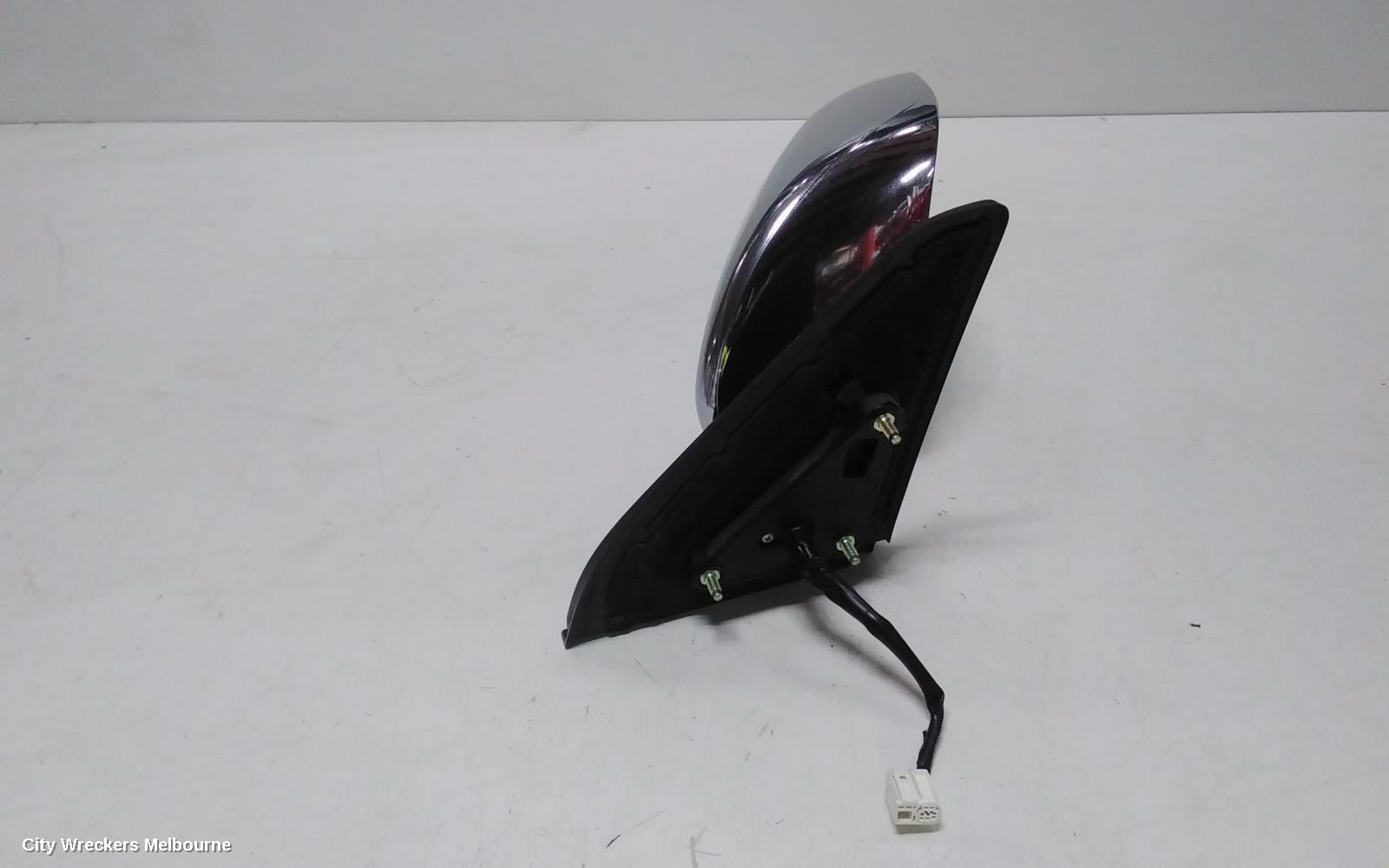 TOYOTA PRADO RIGHT DOOR MIRROR, 120 SERIES, CHROME, 02/2003 - 10/2009