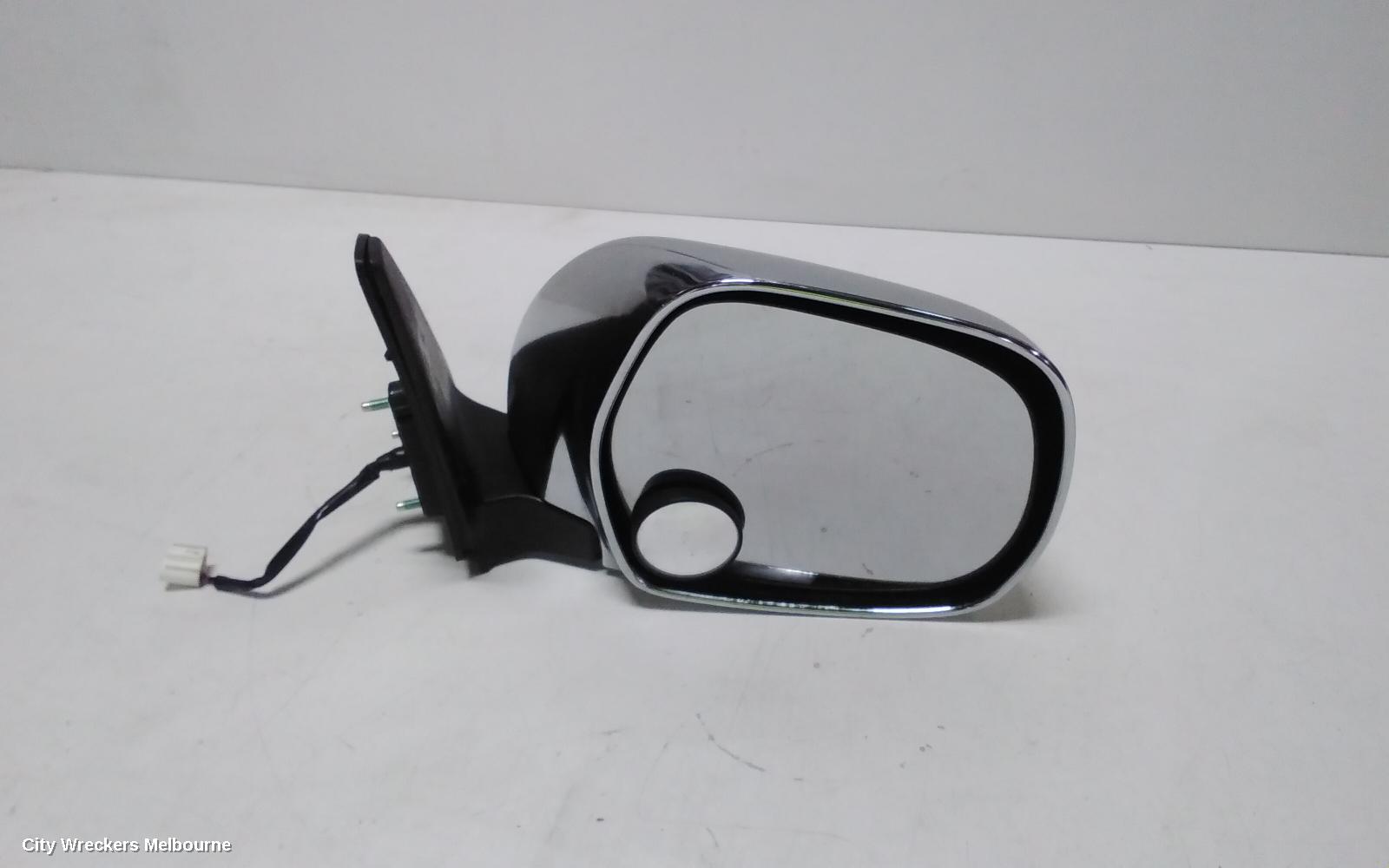 TOYOTA PRADO RIGHT DOOR MIRROR, 120 SERIES, CHROME, 02/2003 - 10/2009