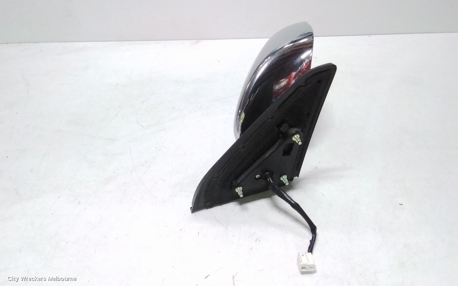 TOYOTA PRADO RIGHT DOOR MIRROR, 120 SERIES, CHROME, 02/2003 - 10/2009